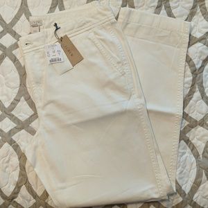 White/Bone White Chinos J. Crew